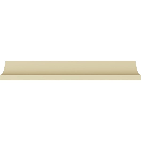 Ekena Millwork Ceiling Ring, Polyurethane, 94-1/2 in L, 2 in H, Factory Primed - MLD02X02X02MD