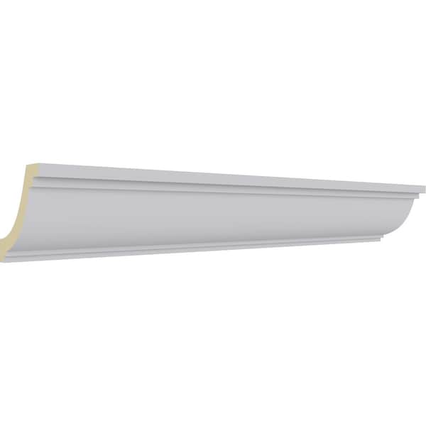 Ekena Millwork Ceiling Ring, Polyurethane, 94-1/2 in L, 2 in H, Factory Primed - MLD02X02X02MD