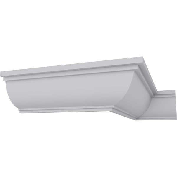 Ekena Millwork Ceiling Ring, Polyurethane, 94-1/2 in L, 2 in H, Factory Primed - MLD02X02X02MD
