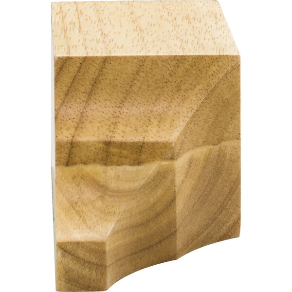 Hardware Resources Rubberwood, 6-1/4" H, 3" W, Unfinished - MCB-2-RW