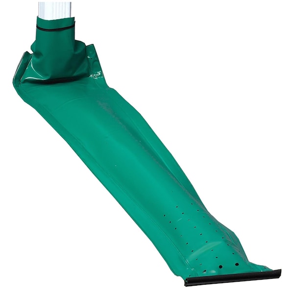 Rain Drain Frost King Drain Away 0.1 in. H X 9 in. W X 46 in. L Green Vinyl Downspout Extension - DE46