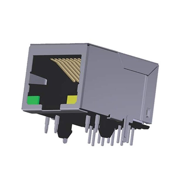 Abracon Conector Jack de 1 Puerto 1000 Base-T PCB - ARJM11B1-502-AB-ER2