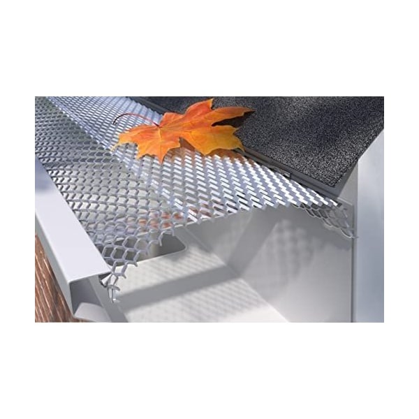 E-Z-Gutter Guard E-Z-Quick Aluminum Mesh Gutter Guards for 6in Gutters, Covers 39.25ft - EZQ510
