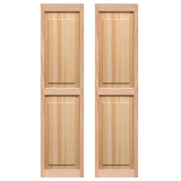 Designs-Done-Right Exterior Raised Panel Shutters 15 x 55 in. - DE2609817