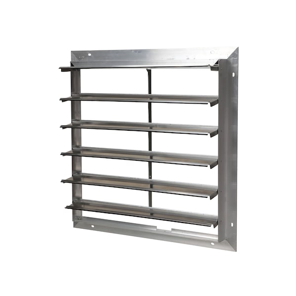 Tpi Commercial Exhaust Shutter, Air-Open/Gravity-Close, For 24" CE Fan - CES-24