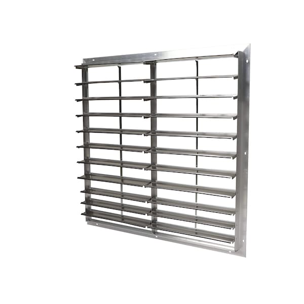 Tpi Commercial Exhaust Shutter, Air-Open/Gravity-Close, For 42" CE Fan - CES-42