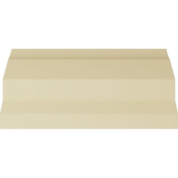Ekena Millwork 13"H x 6 7/8"P x 14 5/8"F x 94 1/2"L Eris Smooth Crown Moulding - MLD13X07X12ER