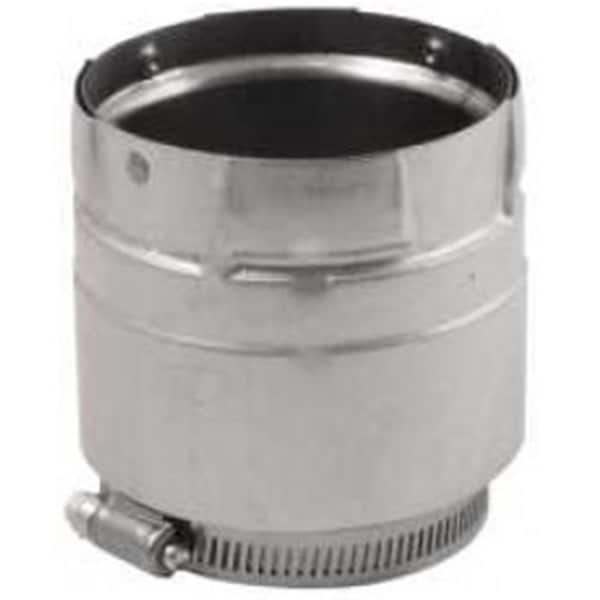 First Floor Designs 4 in. Pellet Vent Pro Pellet Chimney Appliance Adapter, Stainless Steel - FI2211545