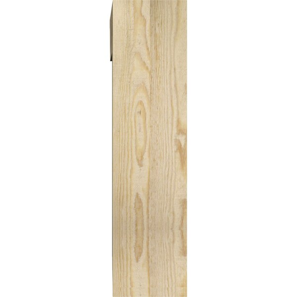 Ekena Millwork Imperial Traditional Rough Sawn Bracket w/ Offset Brace, Douglas Fir, 6"W x 20"D x 24"H - BKT0604X20X24IMP01RDF
