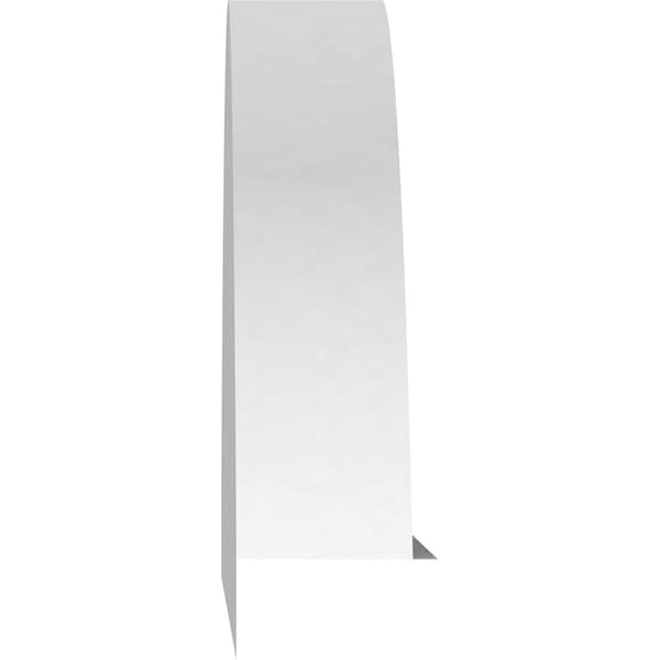 Ekena Millwork Segment Arch Smooth Architectural Grade PVC Pediment, 24"W x 7"H x 2"P - PEDPS024X070SEG00