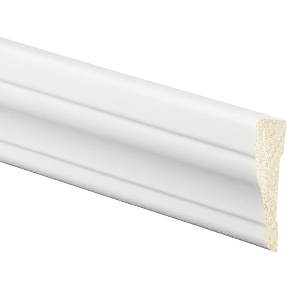 Inteplast Group 356 Series Casing Moulding, 7 ft L, 238 in W, 1116 in Thick, Smooth Profile, Polystyrene - 53560700032
