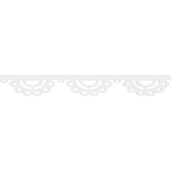 Ekena Millwork Paityn Architectural Grade PVC Running Trim, 6"H x 5/8"P x 48"L - RUNP06X0625X48PAI