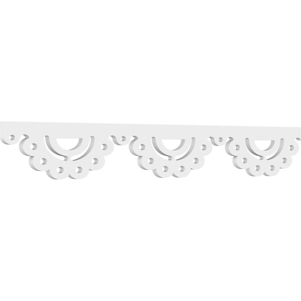 Ekena Millwork Paityn Architectural Grade PVC Running Trim, 6"H x 5/8"P x 48"L - RUNP06X0625X48PAI