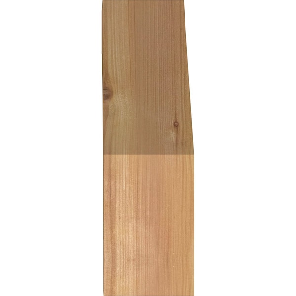 Ekena Millwork 3 1/2"W x 12"D x 12"H Merced Smooth Knee Brace, Western Red Cedar - BRC04X12X12MRC00SWR