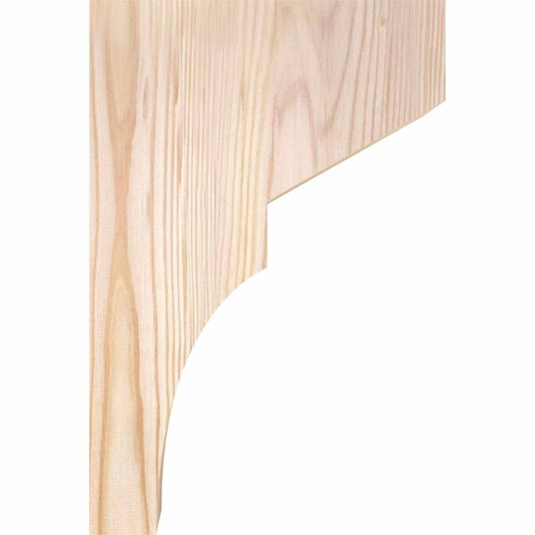 Ekena Millwork Monterey Smooth Corbel, Douglas Fir, 5 1/2"W x 8"D x 12"H - COR06X08X12MON00SDF