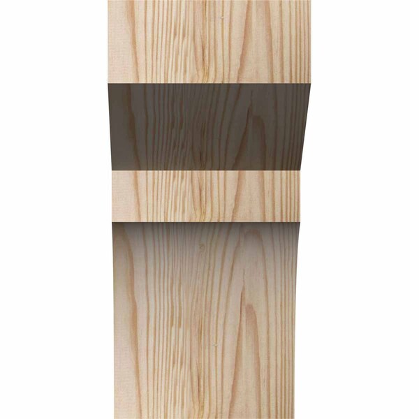 Ekena Millwork Monterey Smooth Corbel, Douglas Fir, 5 1/2"W x 8"D x 12"H - COR06X08X12MON00SDF