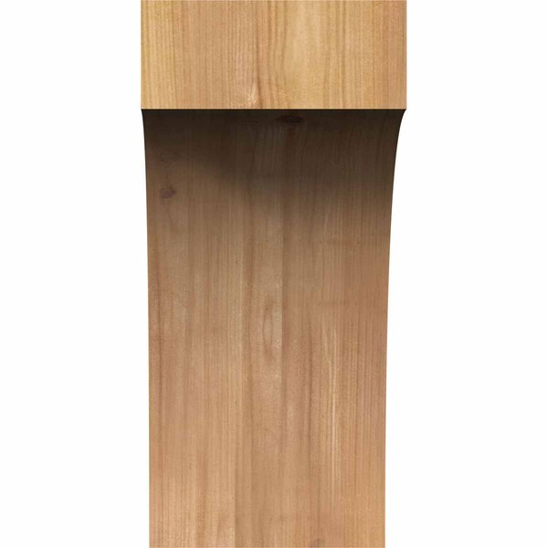 Ekena Millwork Huntington Smooth Corbel, Western Red Cedar, 5 1/2"W x 8"D x 12"H - COR06X08X12HUN00SWR