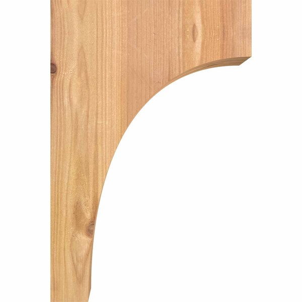 Ekena Millwork Huntington Smooth Corbel, Western Red Cedar, 5 1/2"W x 8"D x 12"H - COR06X08X12HUN00SWR