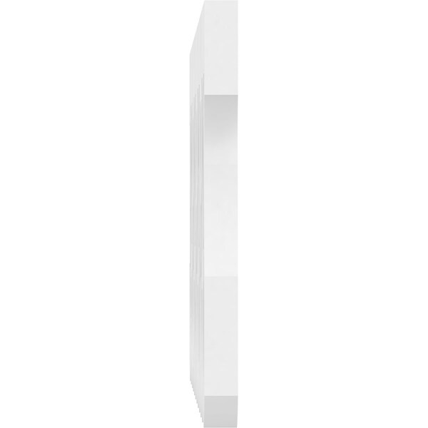 Ekena Millwork Metamora Architectural Grade PVC Running Trim, 8"H x 5/8"P x 48"L - RUNP08X0625X48MET