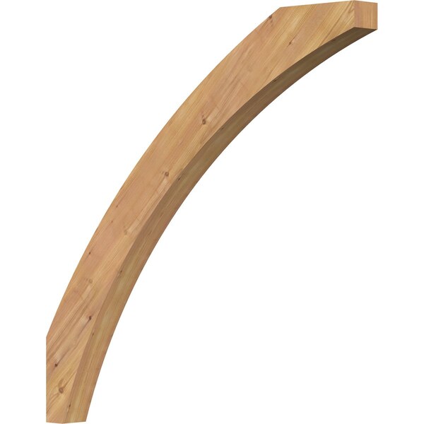 Ekena Millwork 3 1/2"W x 42"D x 42"H Thorton Smooth Knee Brace, Western Red Cedar - BRC04X42X42THR00SWR