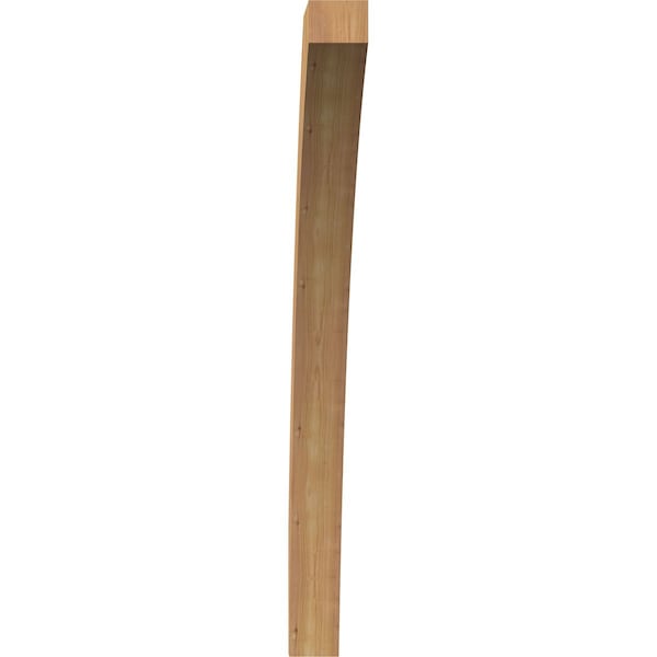 Ekena Millwork 3 1/2"W x 42"D x 42"H Thorton Smooth Knee Brace, Western Red Cedar - BRC04X42X42THR00SWR