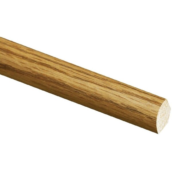 Inteplast Group 107 Series Quarter Round Moulding, 8 ft L, 916 in W, 916 in Thick, PreFinished, Ultra Oak - 41070800802