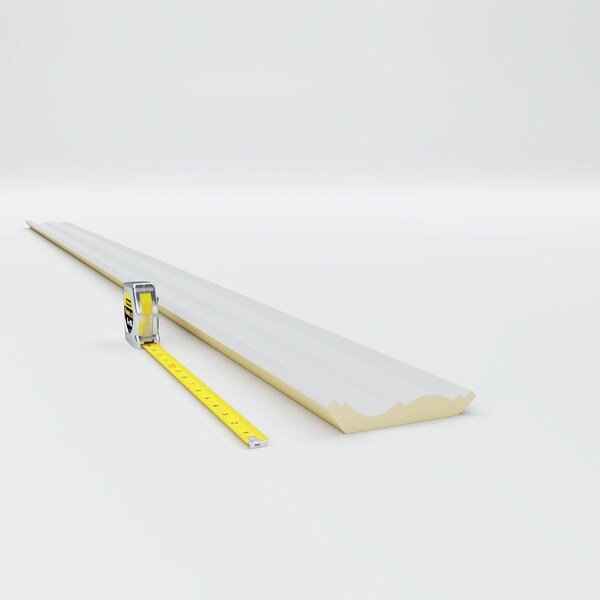Ekena Millwork 3 3/8"H x 3 1/2"P x 4 3/4"F x 94 1/2"L Traditional Smooth Crown Moulding - MLD03X03X04TR
