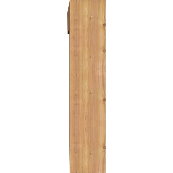 Ekena Millwork Thorton Traditional Smooth Bracket w/ Offset Brace, Western Red Cedar, 7 1/2"W x 36"D x 36"H - BKT0806X36X36THR01SWR
