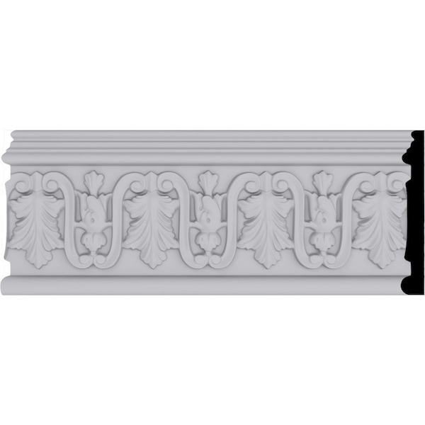 Ekena Millwork Chair Rail, High Density Urethane, 96 in L, 7 in H - MLD07X01AS
