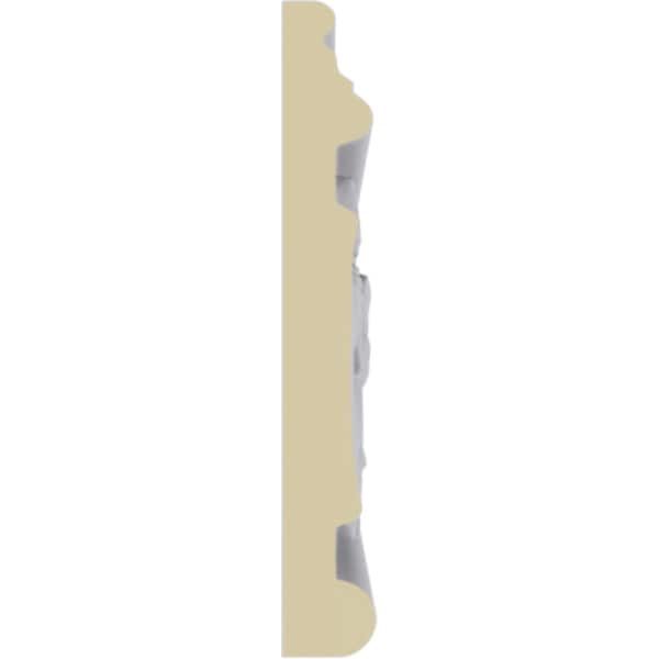Ekena Millwork Chair Rail, High Density Urethane, 96 in L, 7 in H - MLD07X01AS