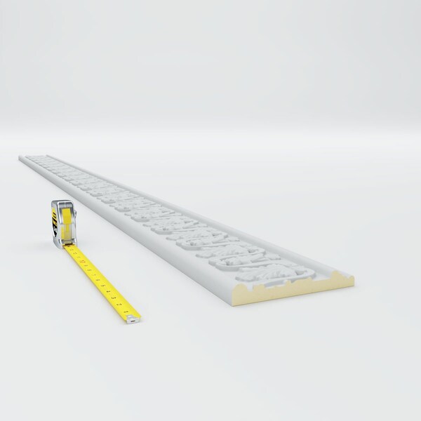 Ekena Millwork Chair Rail, High Density Urethane, 96 in L, 7 in H - MLD07X01AS