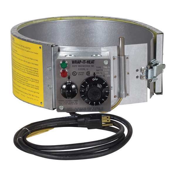 Zoro Select Pail Heater, Electric, 5 gal., 120V - TRX5L115