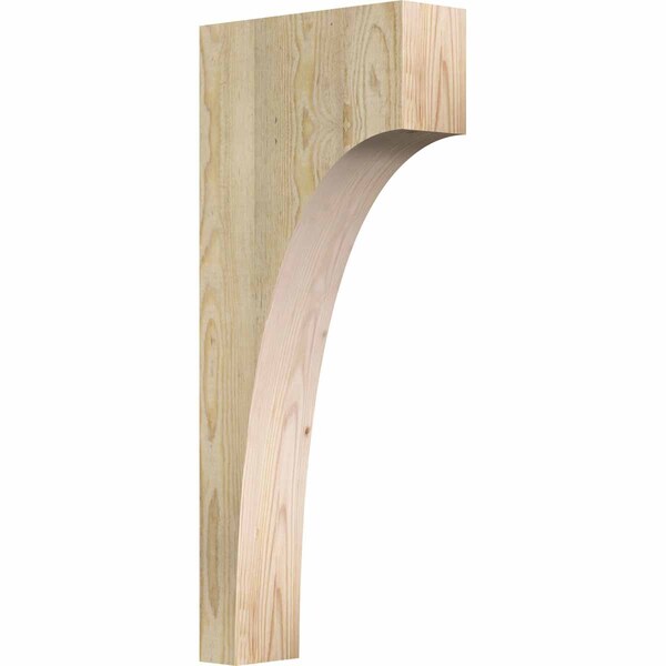 Ekena Millwork Huntington Rough Sawn Corbel, Douglas Fir, 4"W x 12"D x 28"H - COR04X12X28HUN00RDF