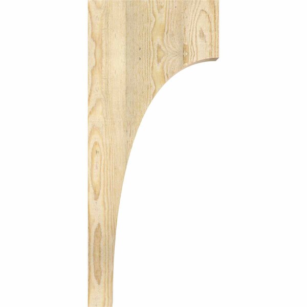 Ekena Millwork Huntington Rough Sawn Corbel, Douglas Fir, 4"W x 12"D x 28"H - COR04X12X28HUN00RDF