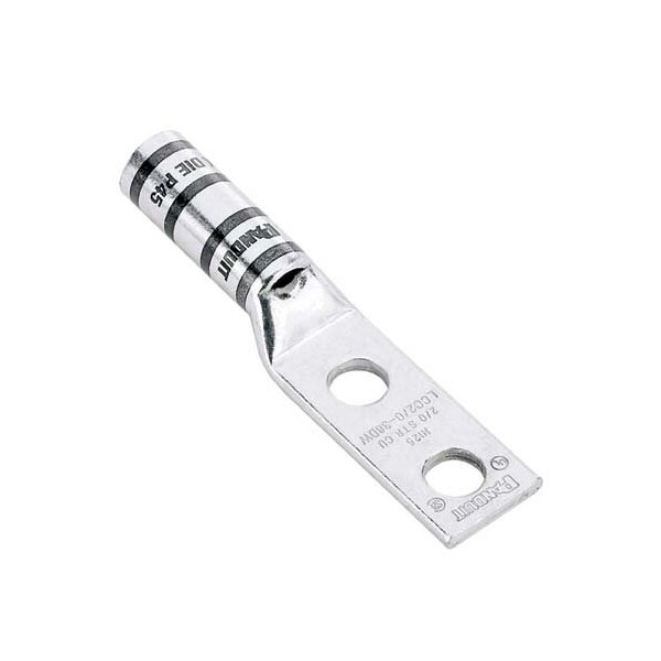 Panduit Copper Compression Lug, 2 Hole, 300 Kcmi - LCC300-12W-X