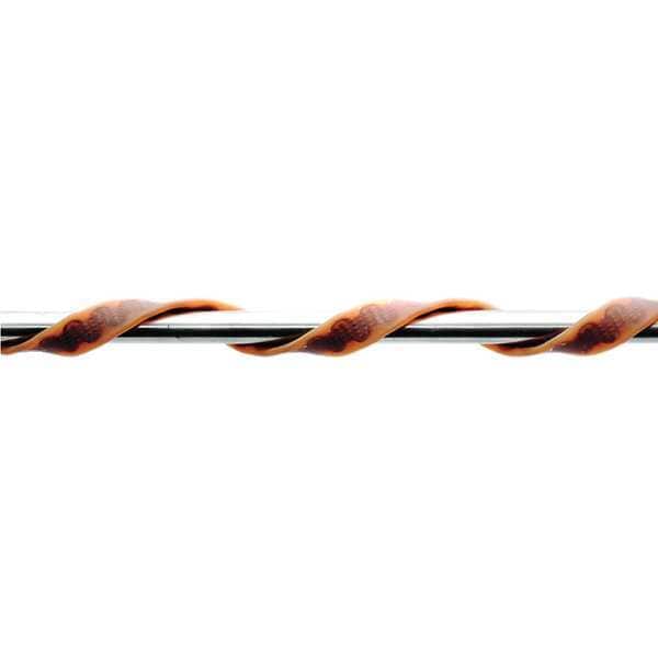 Briskheat Silicone Rubber Heating Tape, XtremeFLEX, 240VAC, 1"Wx10'L, Grounded - BS0102100LG