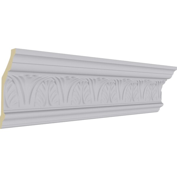Ekena Millwork 5"H x 2 1/2"P x 5 1/2"F x 94 1/2"L Asa Acanthus Leaf Crown Moulding - MLD04X02X05AS