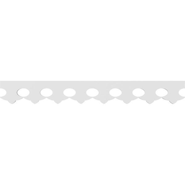 Ekena Millwork Columbia Architectural Grade PVC Running Trim, 6"H x 5/8"P x 48"L - RUNP06X0625X48CLM