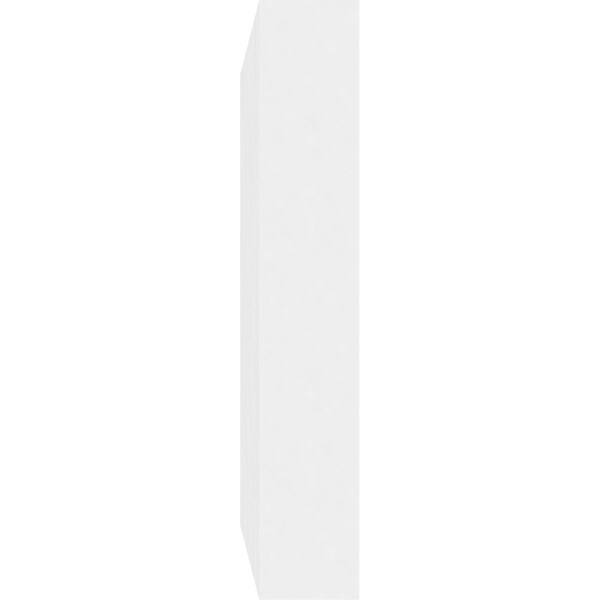 Ekena Millwork Wilson Architectural Grade PVC Dentil Trim w/Backplate, 6"H x 1"P x 90"L - DENP06WIL01