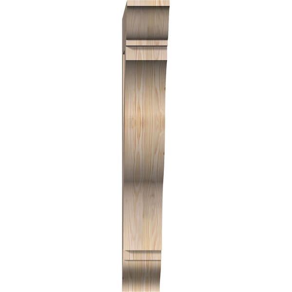 Ekena Millwork Funston Traditional Smooth Bracket, Douglas Fir, 5 1/2"W x 28"D x 40"H - BKT06X28X40FST01SDF