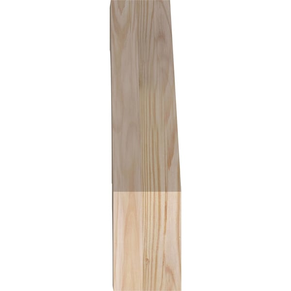 Ekena Millwork 3 1/2"W x 16"D x 16"H Balboa Smooth Knee Brace, Douglas Fir - BRC04X16X16BOA00SDF