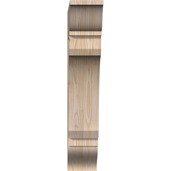 Ekena Millwork Legacy Traditional Smooth Bracket, Douglas Fir, 5 1/2"W x 22"D x 30"H - BKT06X22X30LEC01SDF