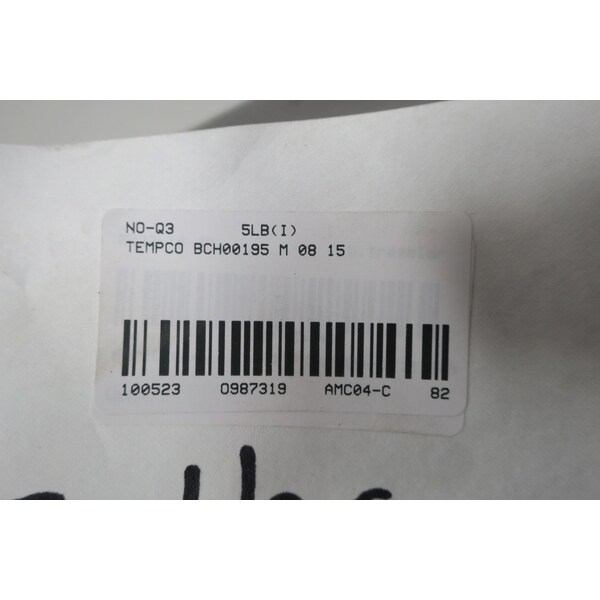 Tempco 3000W 480V-AC BAND HEATER - BCH00195 M 08 15 P544 72