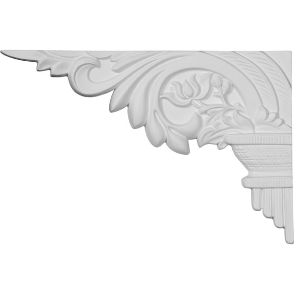 Ekena Millwork 10 5/8"W x 7"H x 5/8"D Telma Stair Bracket, Left - SB10X07TE-L