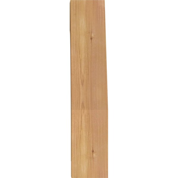 Ekena Millwork 4"W x 8"D x 20"H Imperial Rough Sawn Knee Brace, Western Red Cedar - BRC04X08X20IMP00RWR