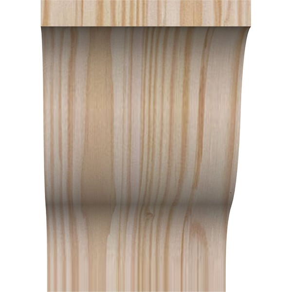 Ekena Millwork 4"W x 6"D x 6"H Funston Rough Sawn Knee Brace, Douglas Fir - BRC04X06X06FST00RDF