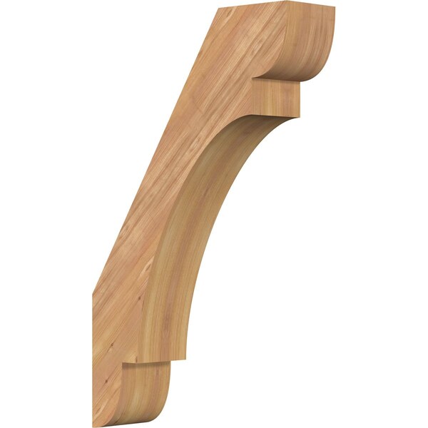 Ekena Millwork 5 1/2"W x 20"D x 32"H Olympic Smooth Knee Brace, Western Red Cedar - BRC06X20X32OLY00SWR