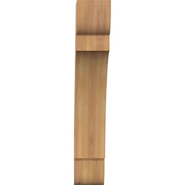 Ekena Millwork 5 1/2"W x 20"D x 32"H Olympic Smooth Knee Brace, Western Red Cedar - BRC06X20X32OLY00SWR