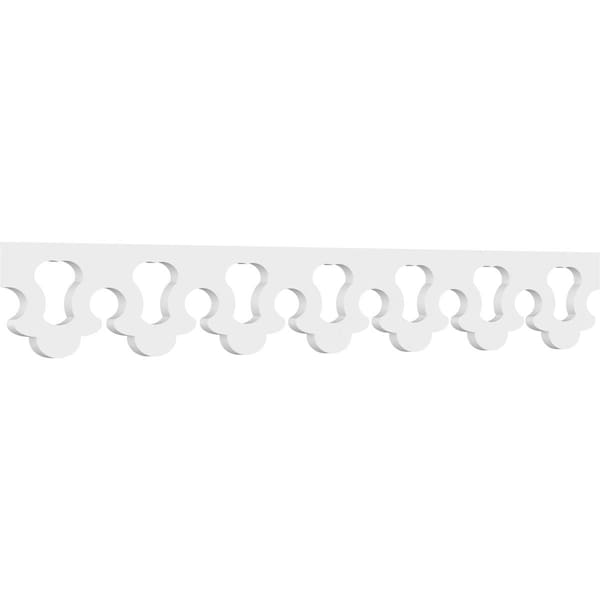 Ekena Millwork Eden Architectural Grade PVC Running Trim, 6"H x 5/8"P x 48"L - RUNP06X0625X48EDN