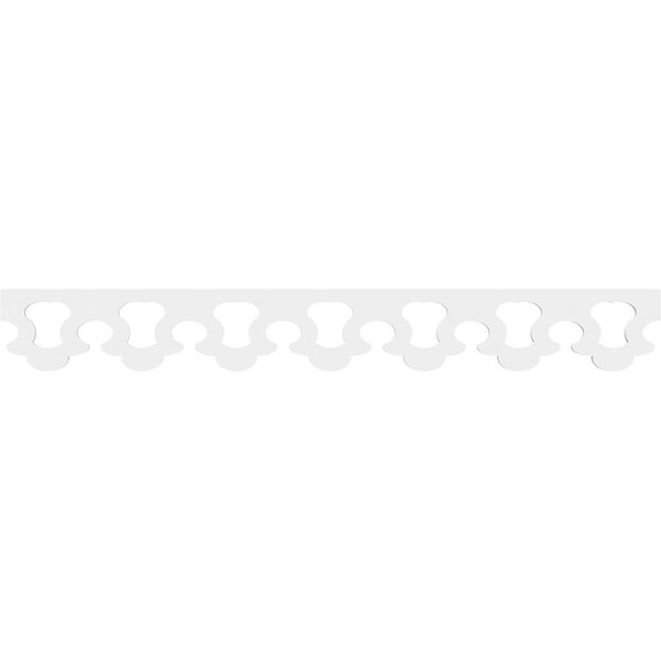 Ekena Millwork Eden Architectural Grade PVC Running Trim, 6"H x 5/8"P x 48"L - RUNP06X0625X48EDN